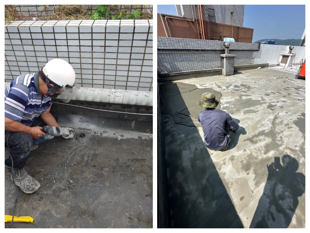 新北頂樓防水－防水層施作工程(圖五)